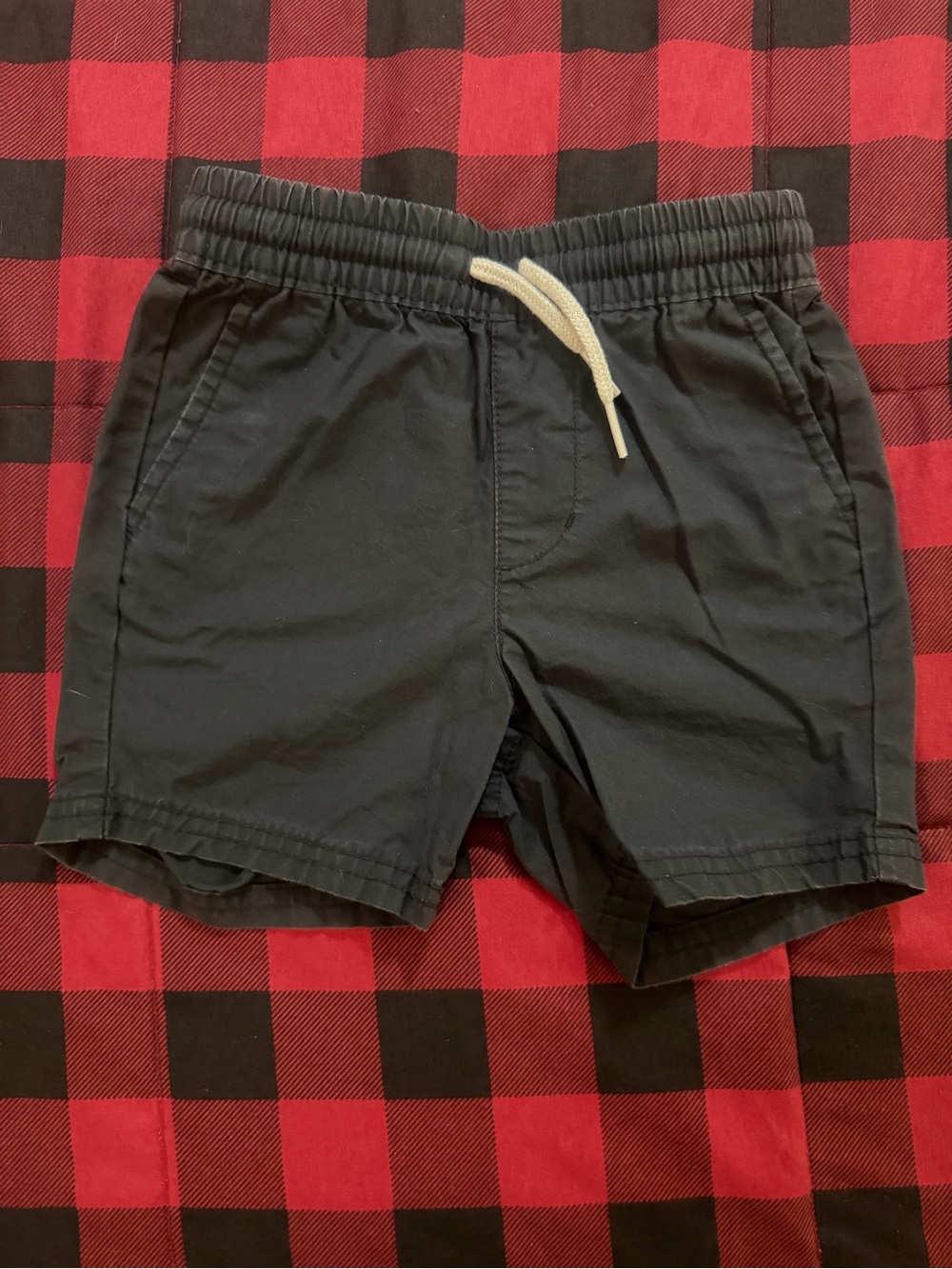 Old Navy toddler Black Elastic Waist Shorts with Drawstring